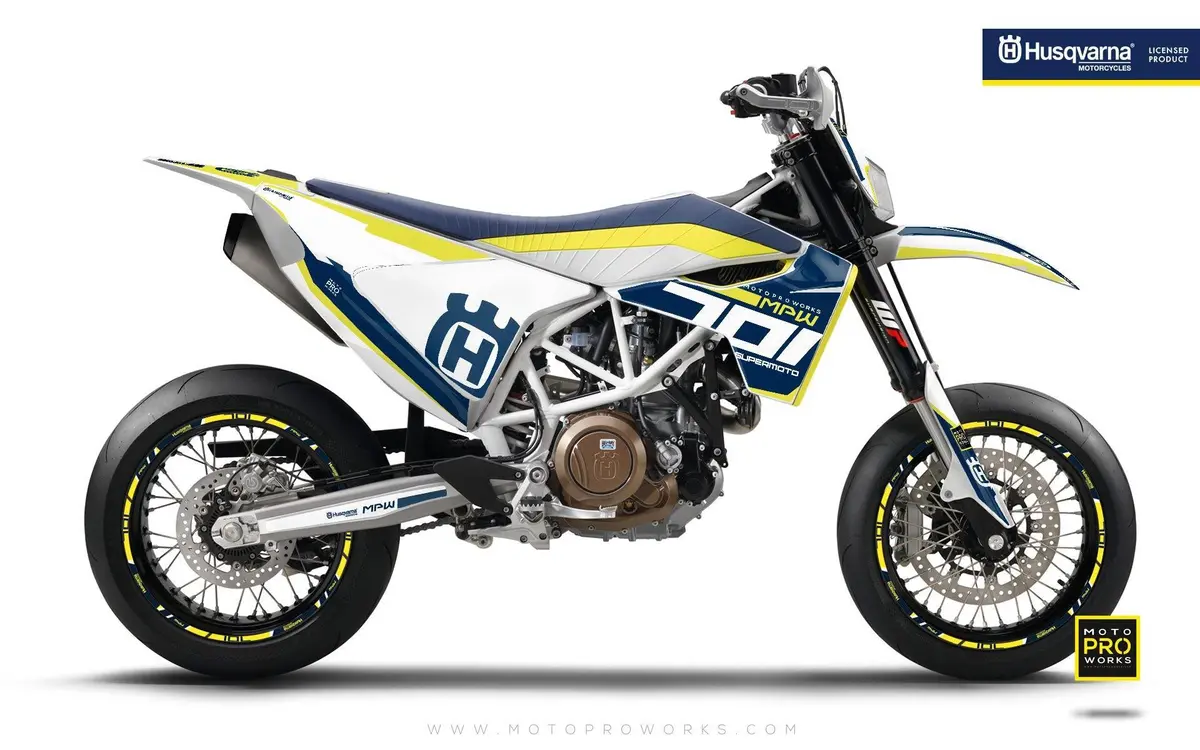 Husqvarna 701 Graphics - "Sevenohone" (Blue/White) 1