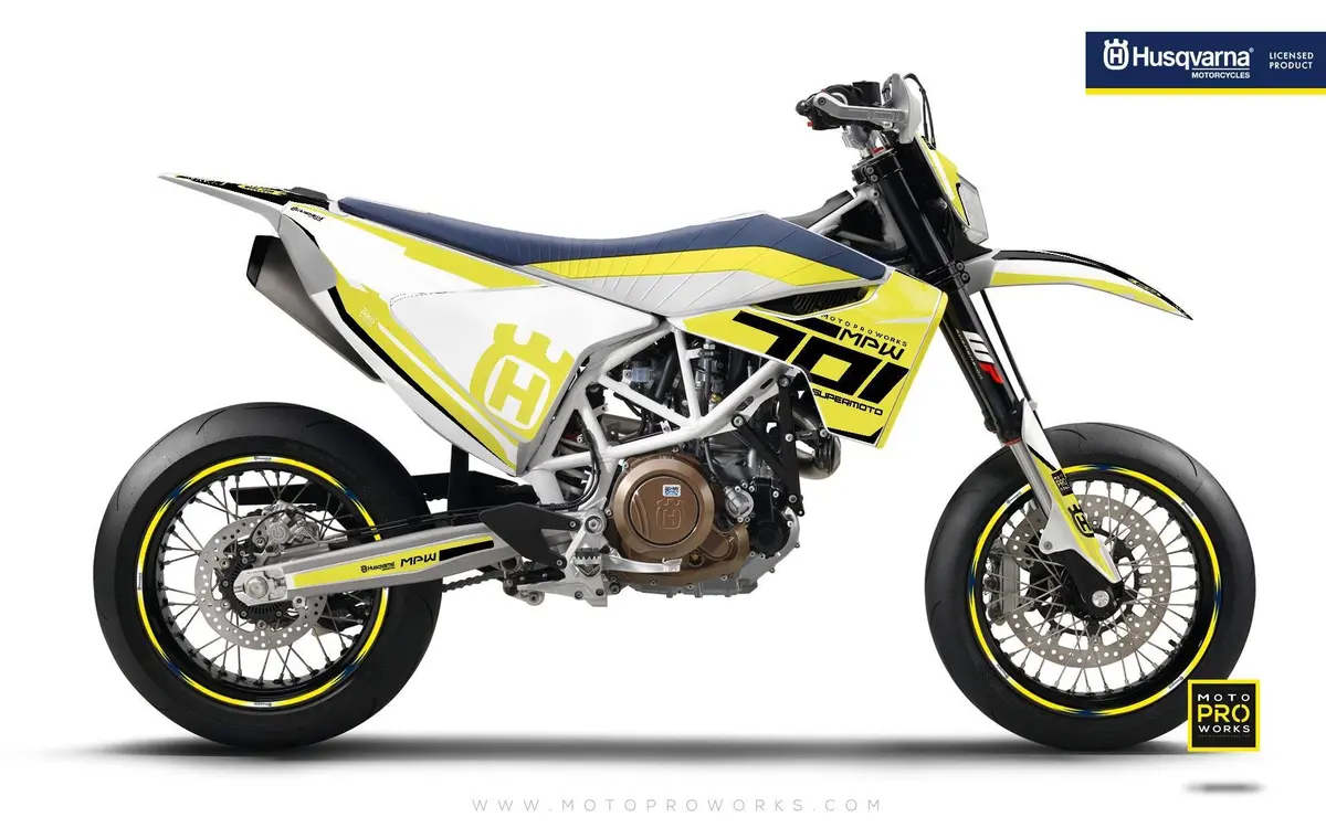 Husqvarna 701 Graphics - "Sevenohone" (Yellow) 1