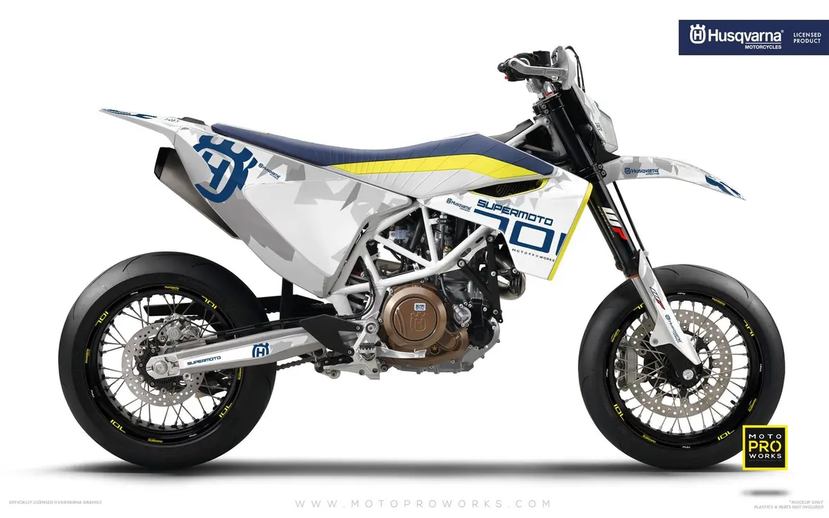 Husqvarna 701 Graphics - "Spark" (White) 1