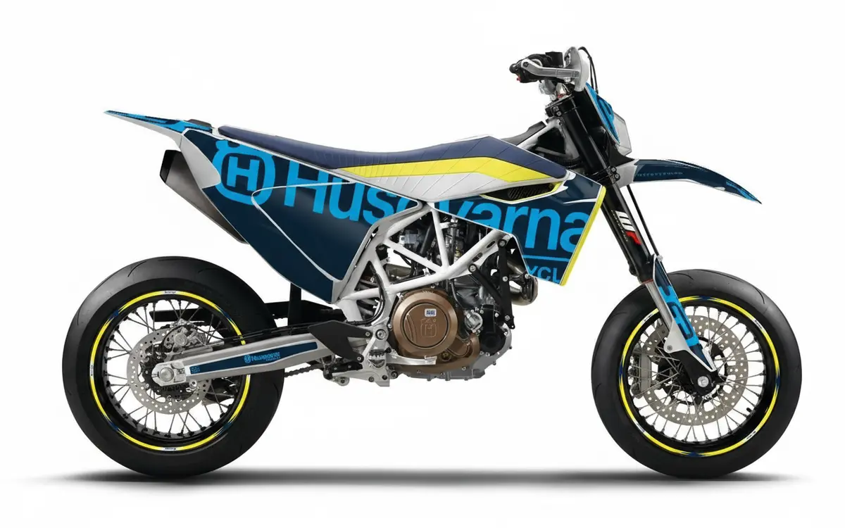 Husqvarna 701 Enduro Graphics - "Statement" (Cyan) 1