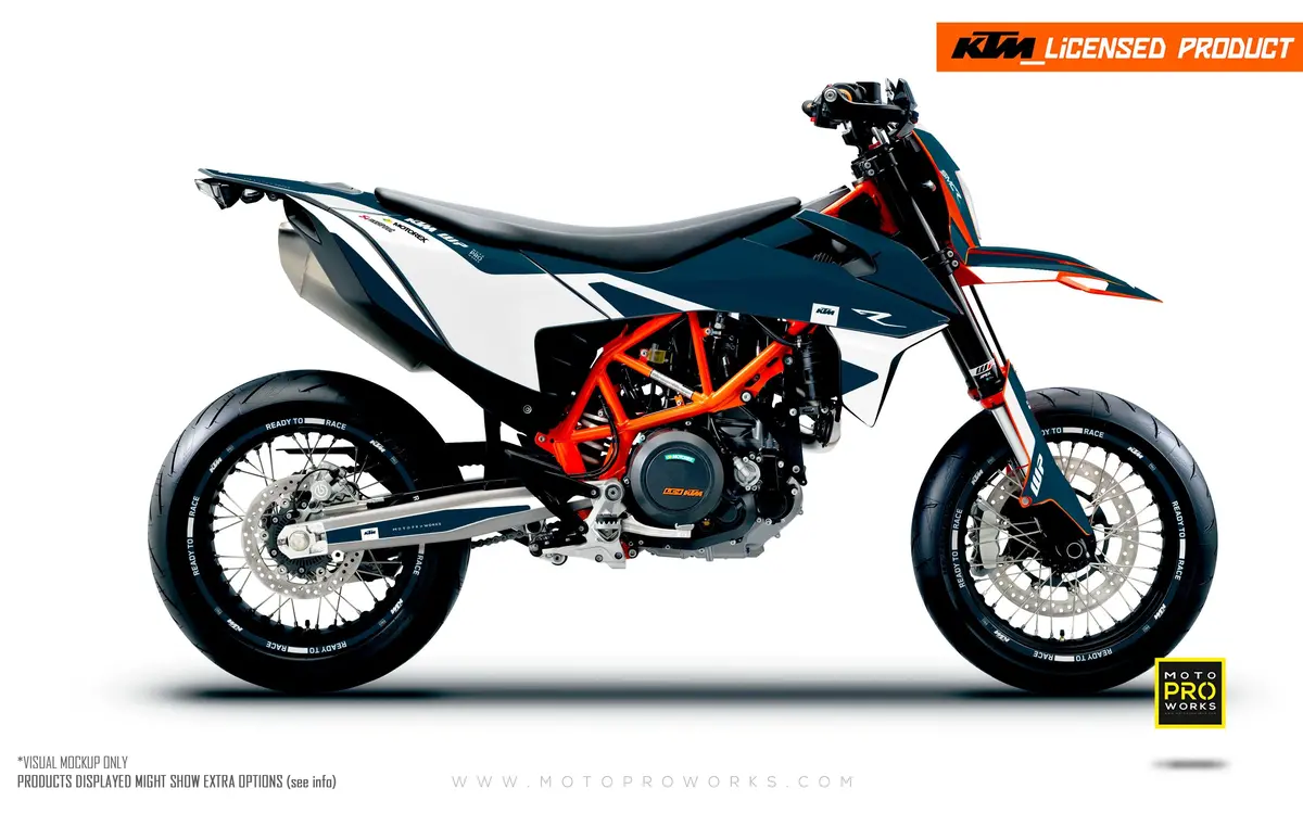Ktm Graphics - 690 Smc-R "Carera" (Blue) 1