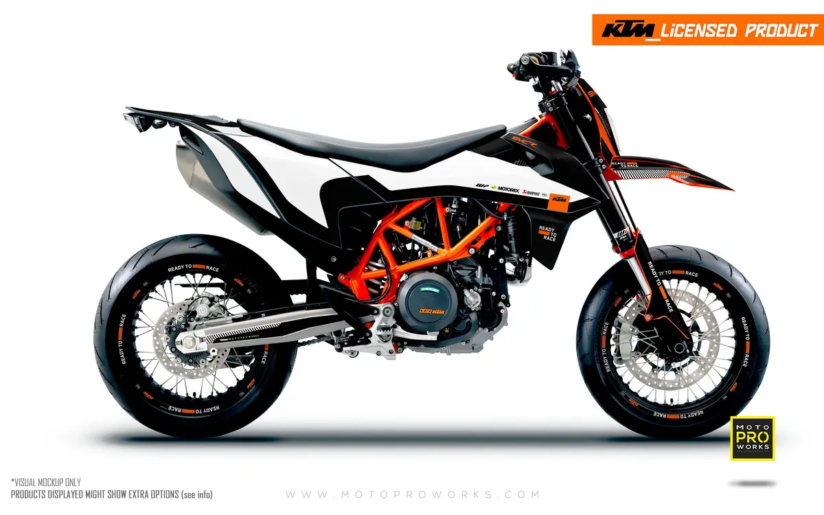 Ktm Graphics - 690 Smc-R "Sprint" (Black/White) 1