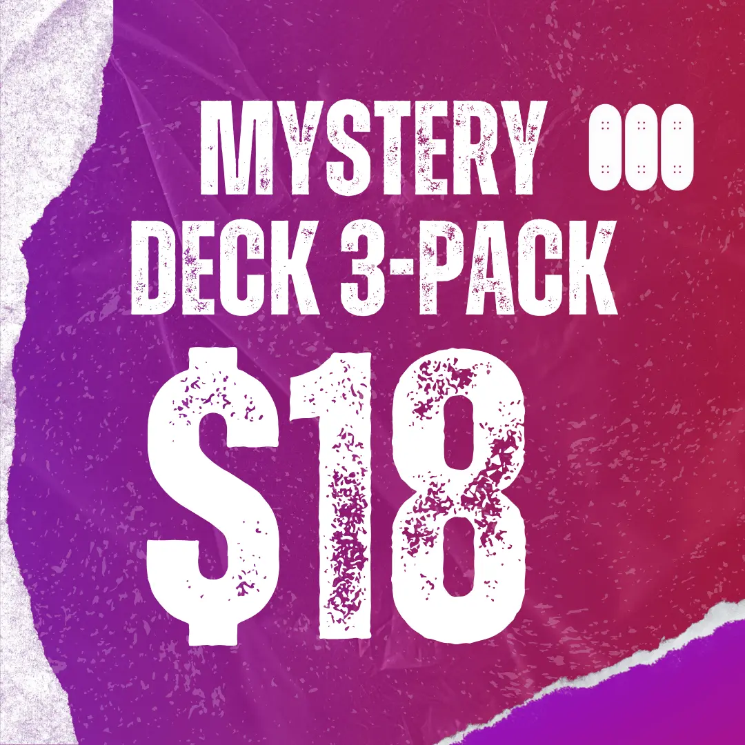 Prolific Fingerboard Decks Mystery 3 Pack - Random Size, Design, Shape 1