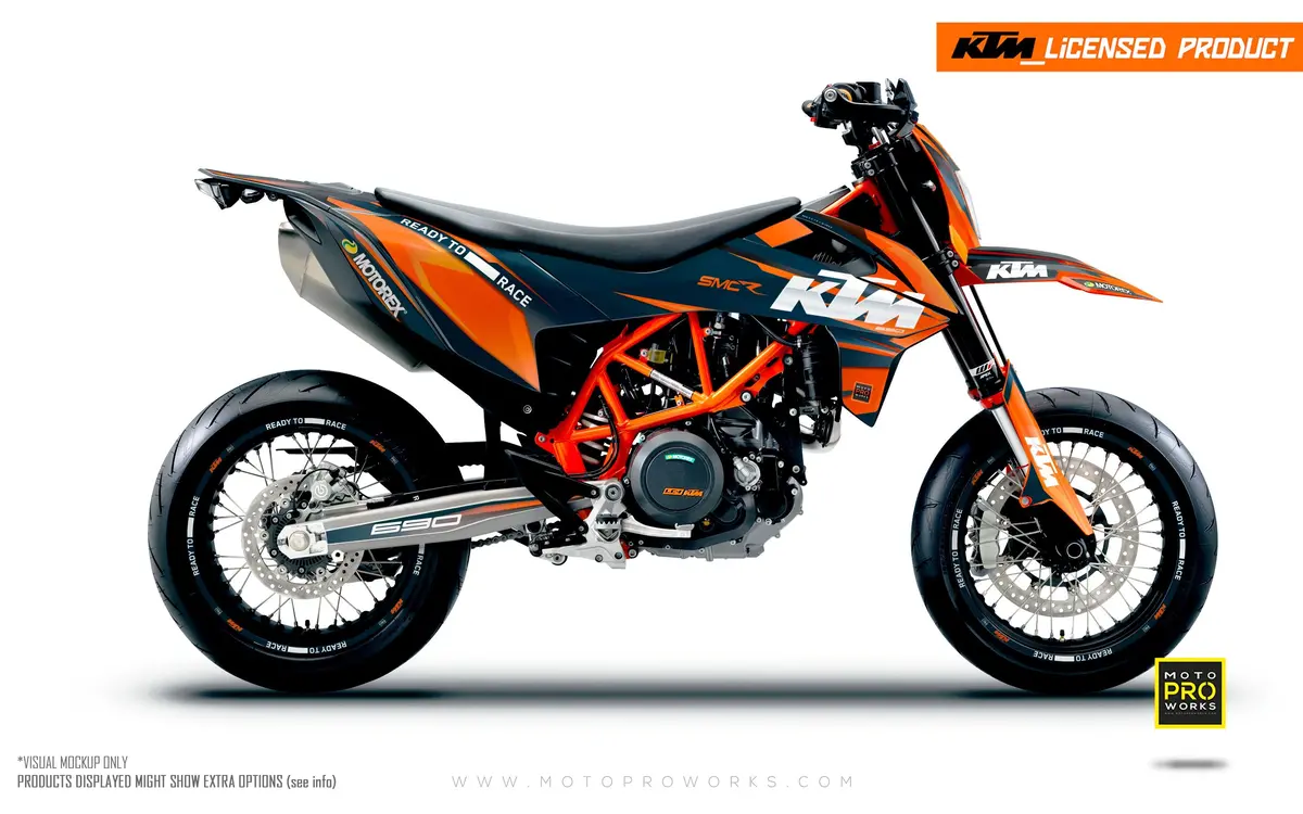Ktm Graphics - 690 Smc-R "Colibri" (Orange/Gradient) 1