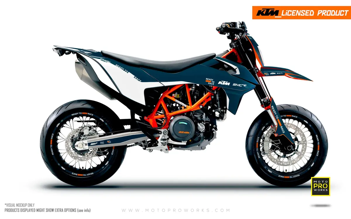 Ktm Graphics - 690 Smc-R "Fade" (Blue) 1