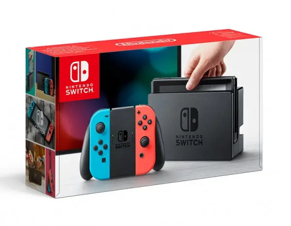 Consola Nintendo Switch V2 (32Gb) Azul Néon/ Vermelho Néon - Seminova 1