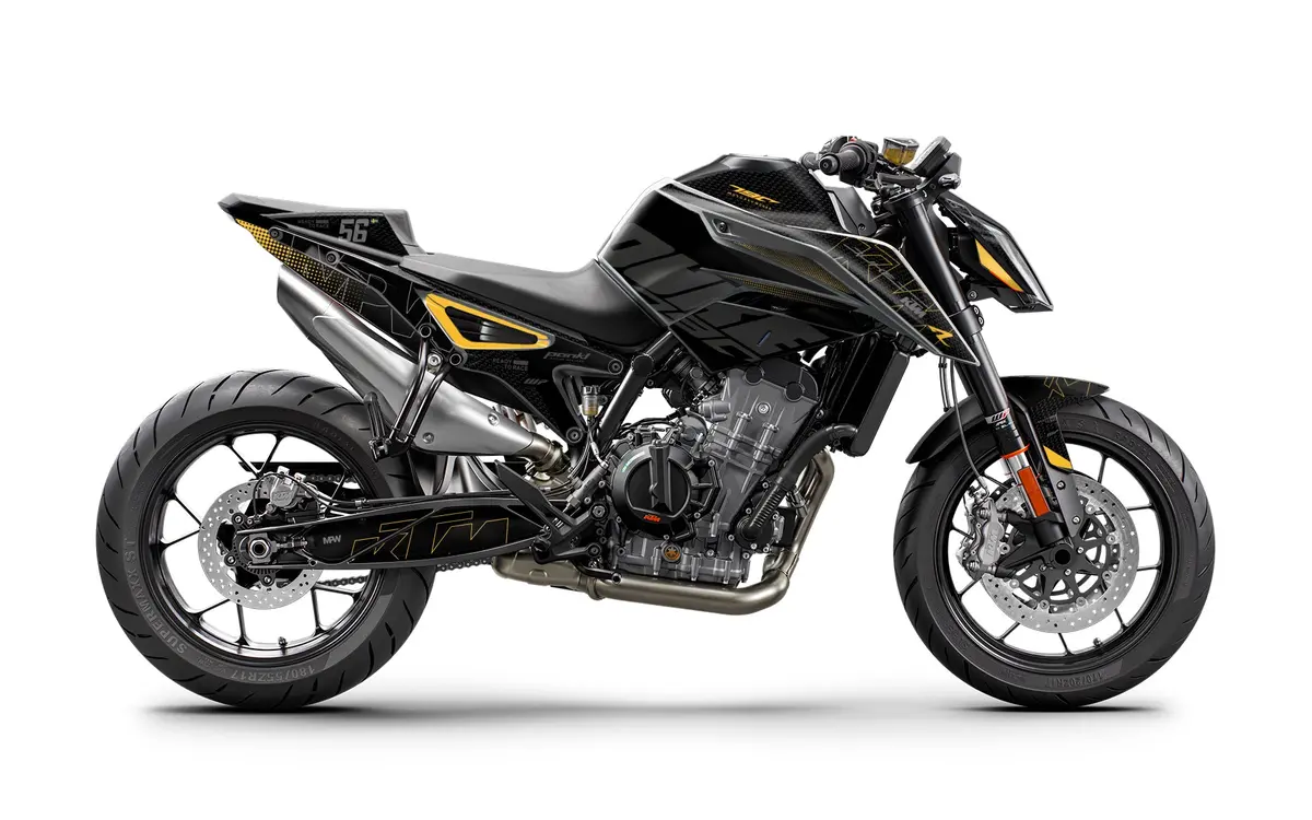 Ktm 790/890 Duke Graphics - “Nyro” (Gold/Black) 1