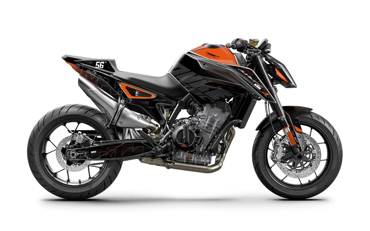 Ktm 790/890 Duke Graphics - “Nyro” (Orange) 1