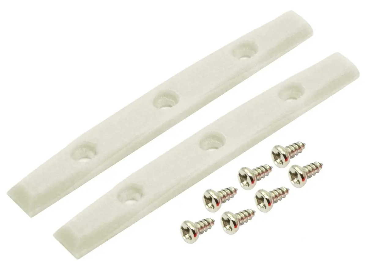 Gem Edition Board Rails (Screws Included) - Glow In The Dark (Off-White To Green Glow) 1
