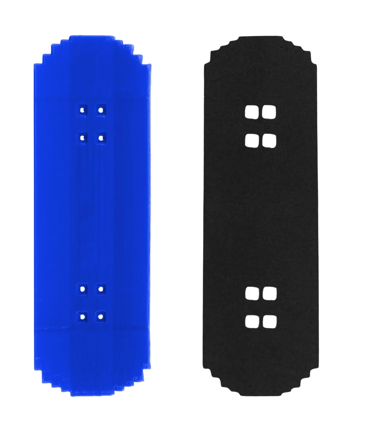 Fingerboard Pixelated Poly Deck, "8-Bit Blue" - 32Mm X 100Mm 1