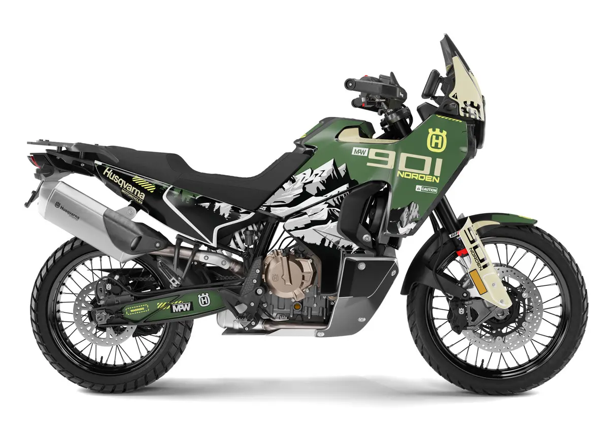 Husqvarna Norden 901 Graphics - “Outlander" (Green) 1