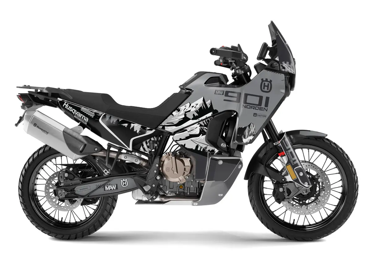 Husqvarna Norden 901 Graphics - “Outlander" (Grey) 1