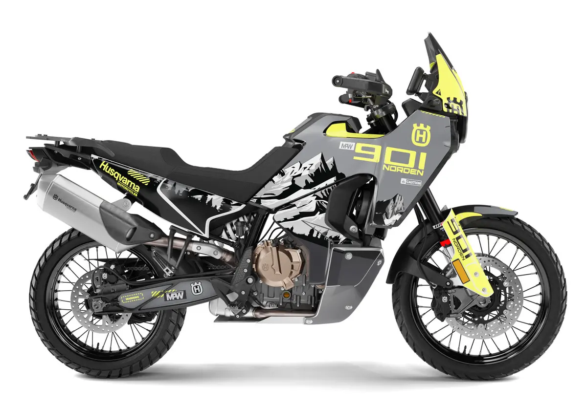 Husqvarna Norden 901 Graphics - “Outlander" (Yellow) 1