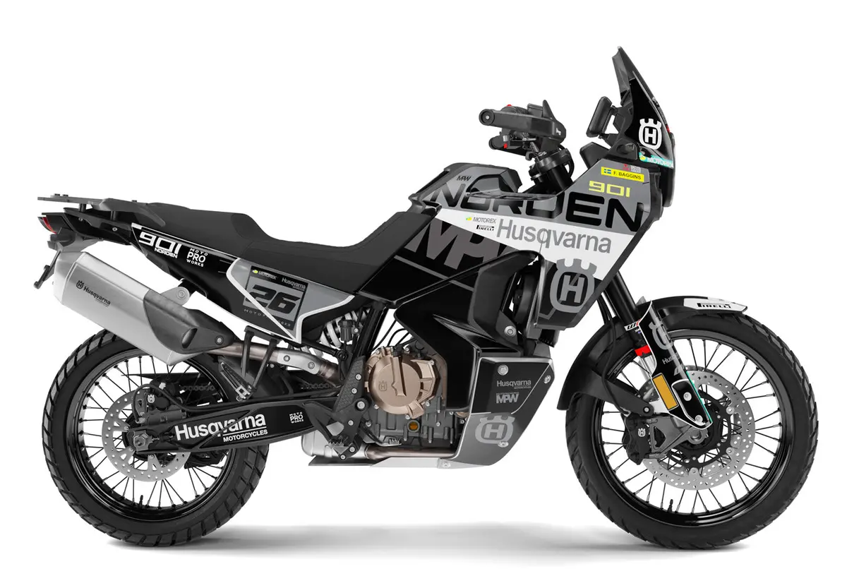 Husqvarna Norden 901 Graphics - “P1” (Black/White) 1