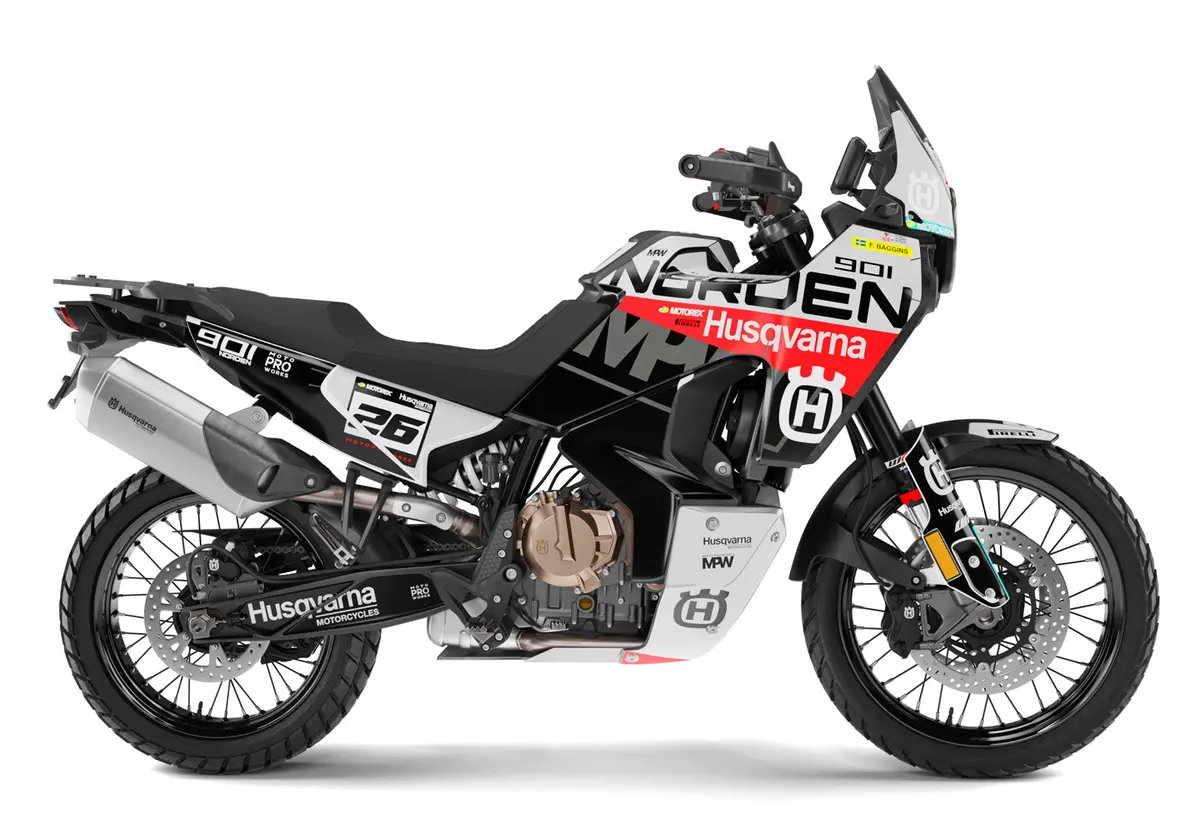 Husqvarna Norden 901 Graphics - “P1” (Black/Red) 1