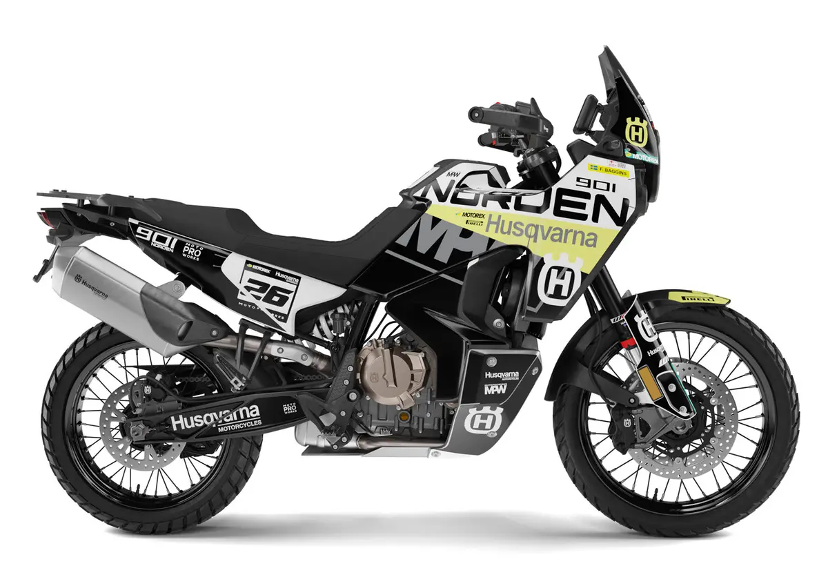 Husqvarna Norden 901 Graphics - "P1” (Black/Yellow) 1