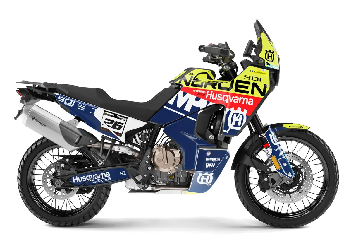 Husqvarna Norden 901 Graphics - “P1” (Blue/Red) 1
