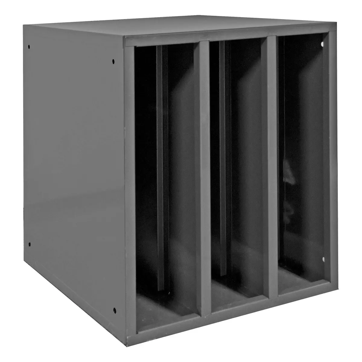 Hose Cabinet, 3 Openings, Gray 1