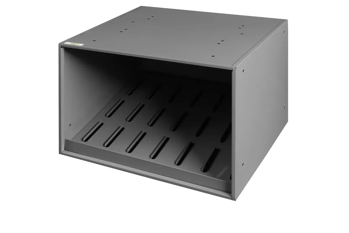 Gravity Fed Aerosol Cabinet, 6 Sections 1