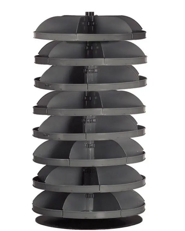 34" Revolving Rotabin, 8 Shelves 1