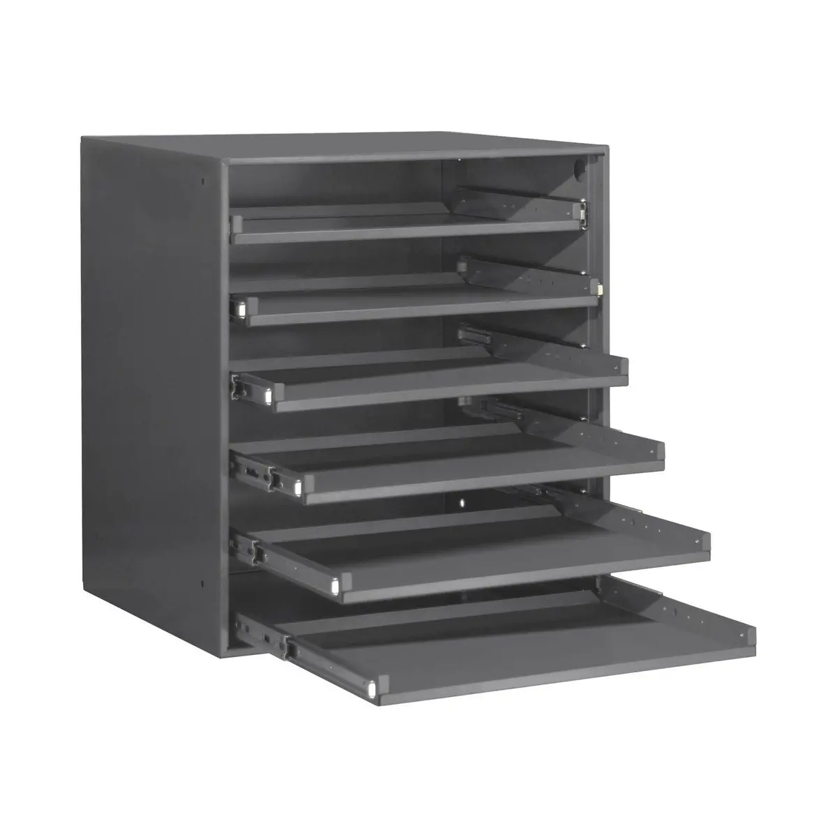 Heavy Duty Bearing Slide Rack, 6 Comps 1