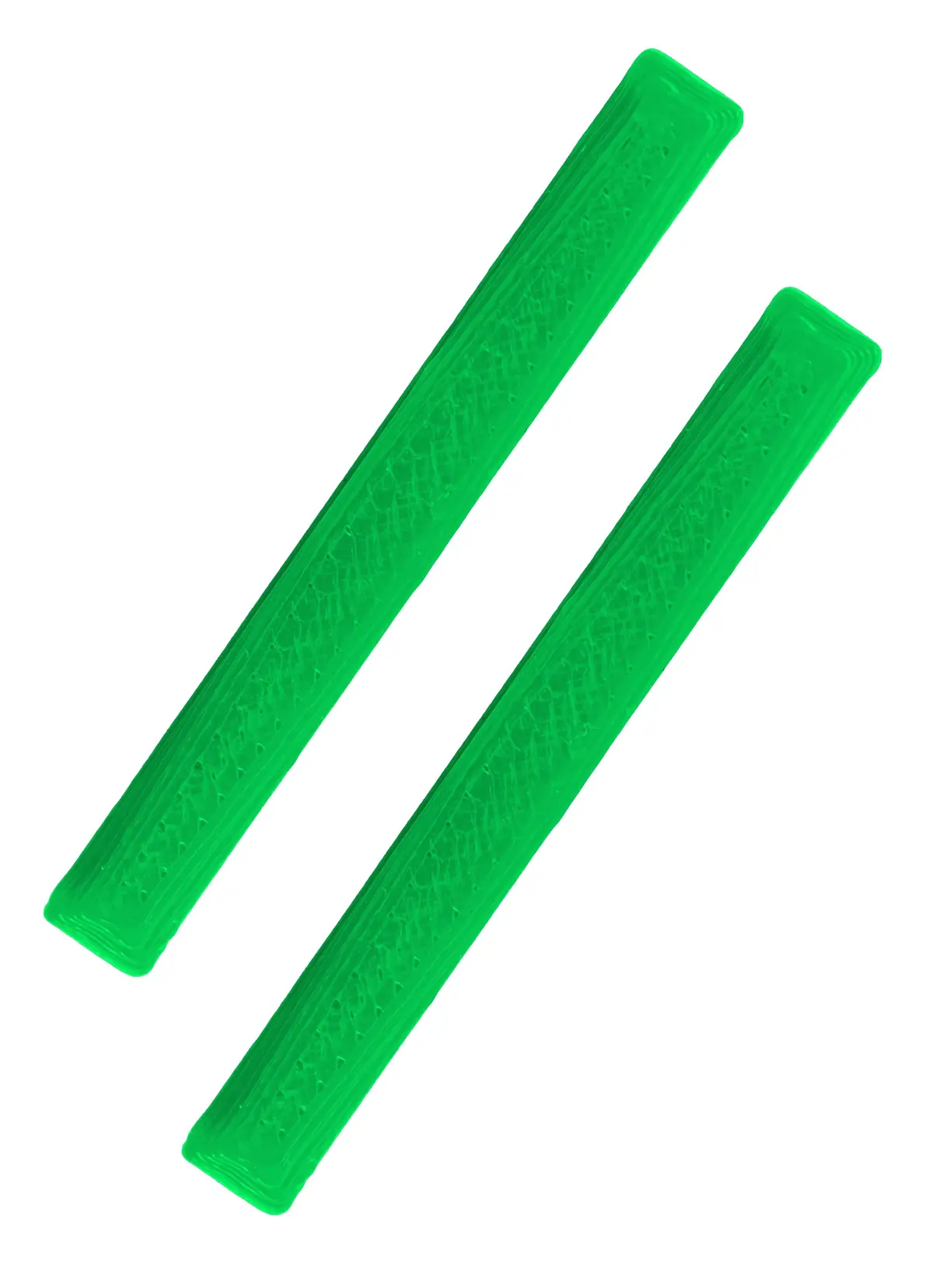 Gem Edition Board Rails (Adhesive Backing) - Emerald Green 1