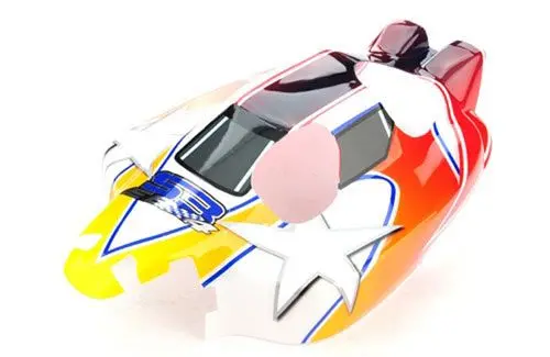 Eb4 S3 Parts Printed Body Set (Orange), Pd7790 1