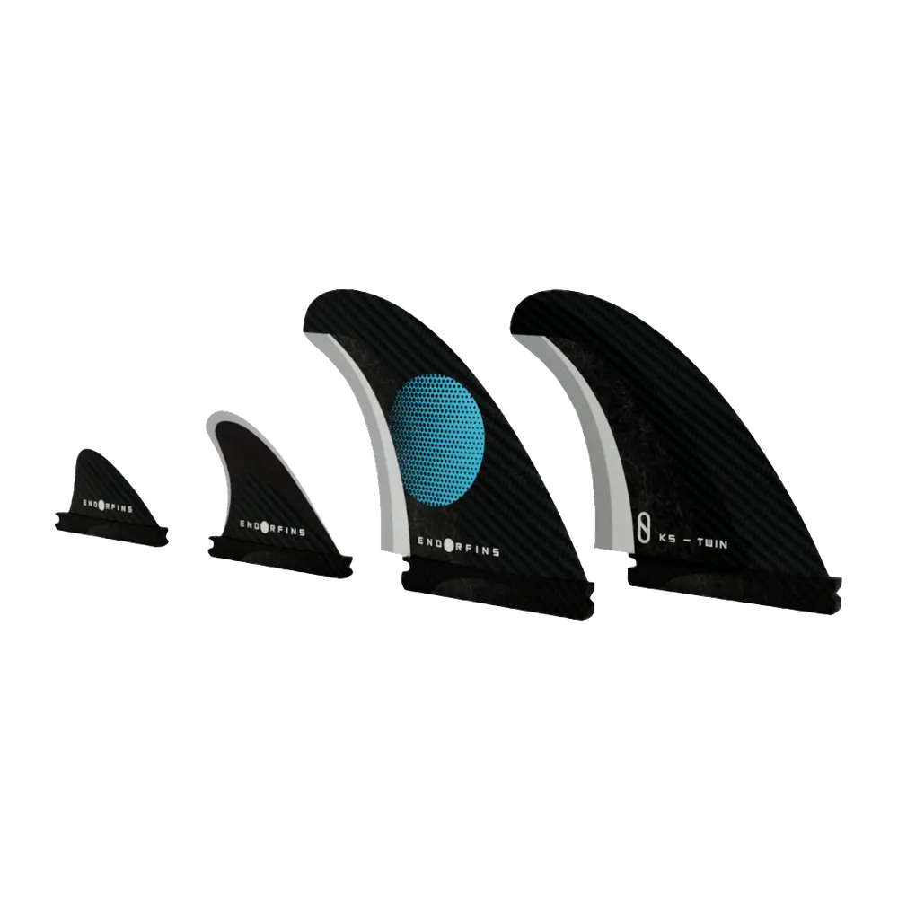 Slater Design Endorfins Twin + 2 Fin Set 1