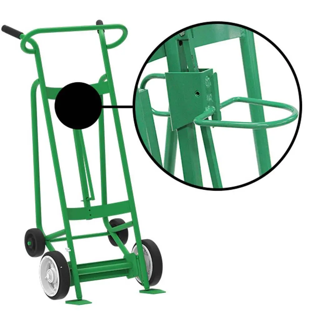 Valley Craft Steel 4-Wheel Drum Hand Trucks 15