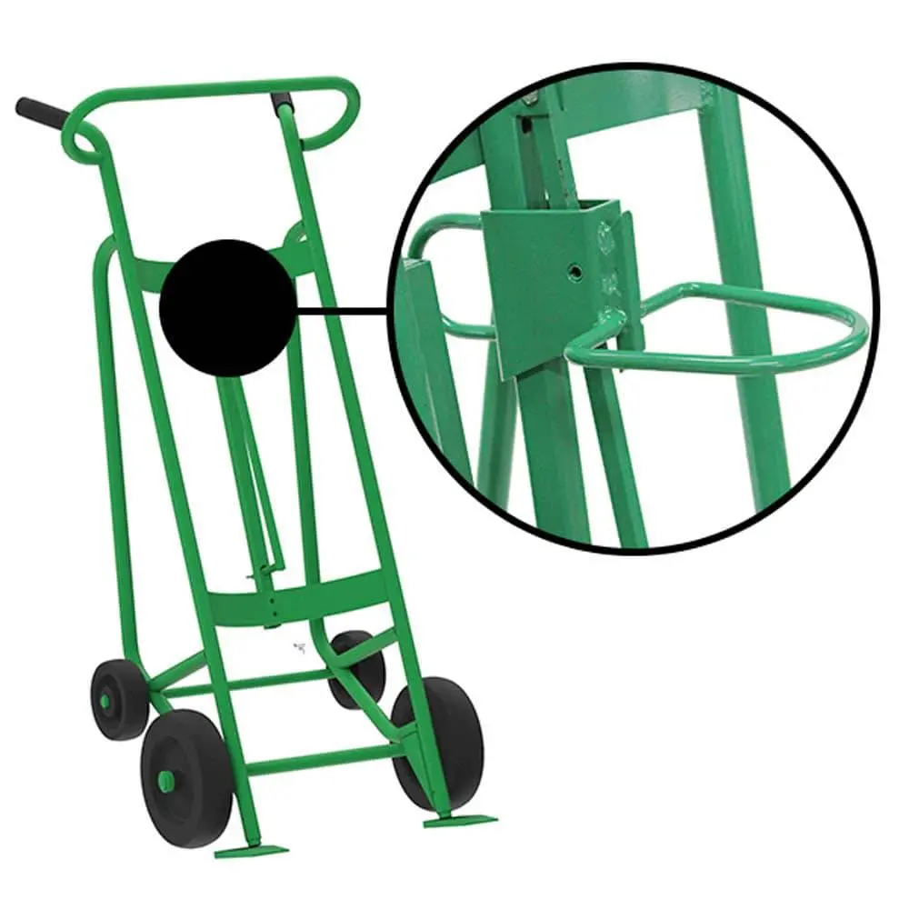 Valley Craft Steel 4-Wheel Drum Hand Trucks 25