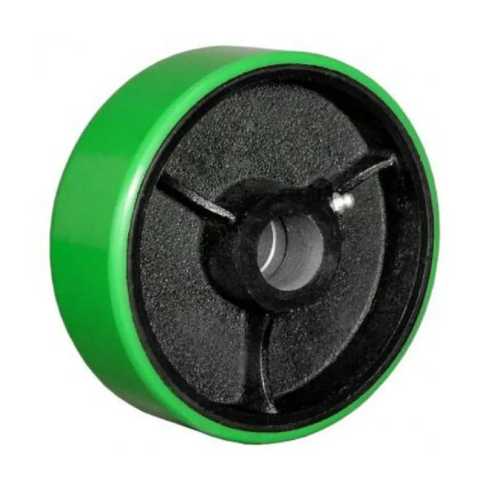 6" X 2" Polyon Cast Wheel Green/Black - 1200 Lbs. Capacity 1