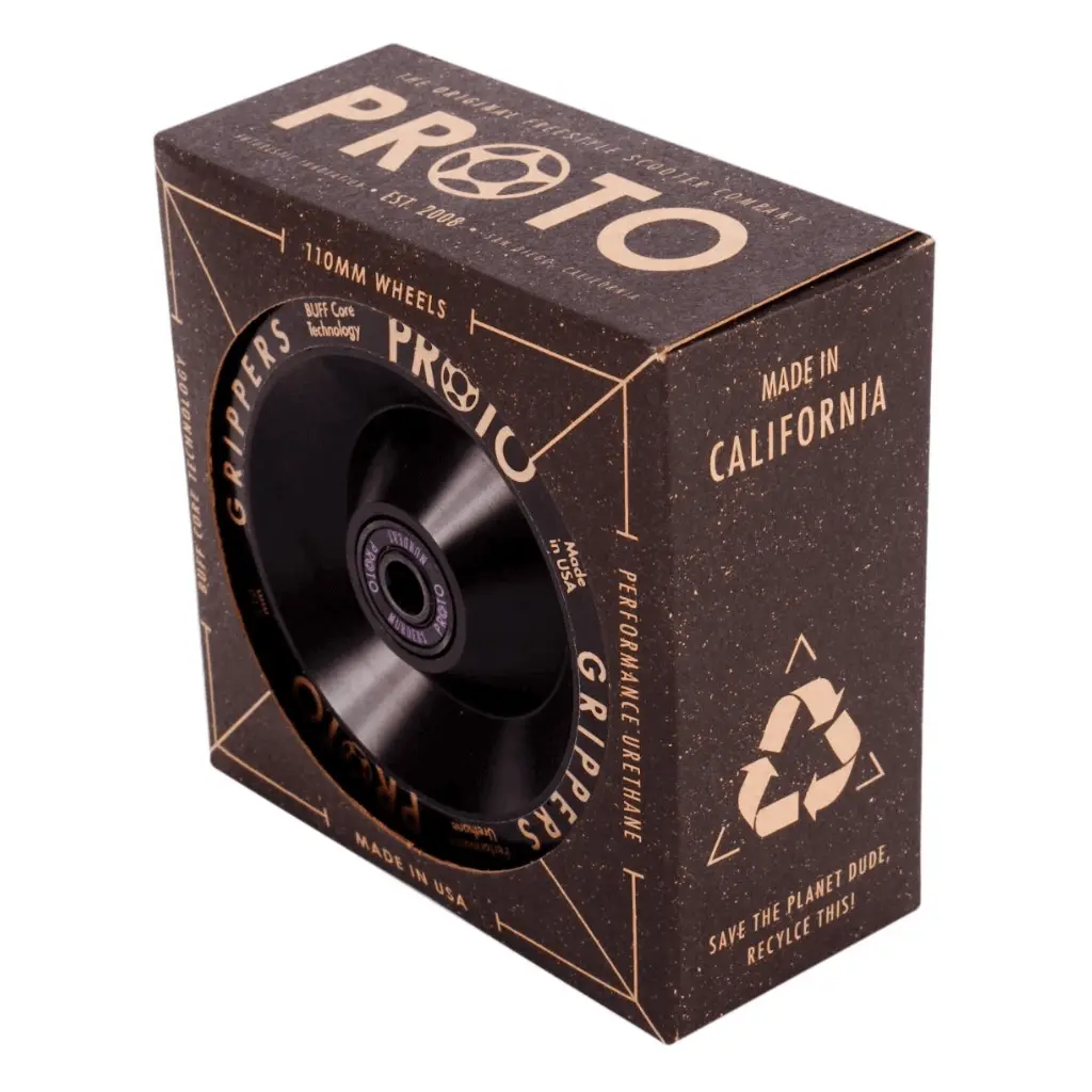 Proto Classic Full Core Black On Black Gripper 110Mm Wheels 2