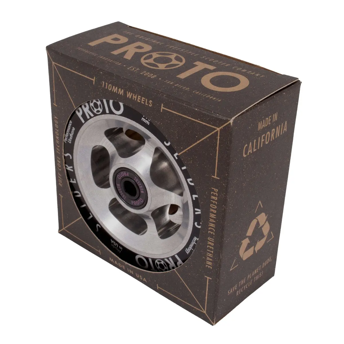 Proto Classics Raw Sliders 110Mm Black On Raw 2