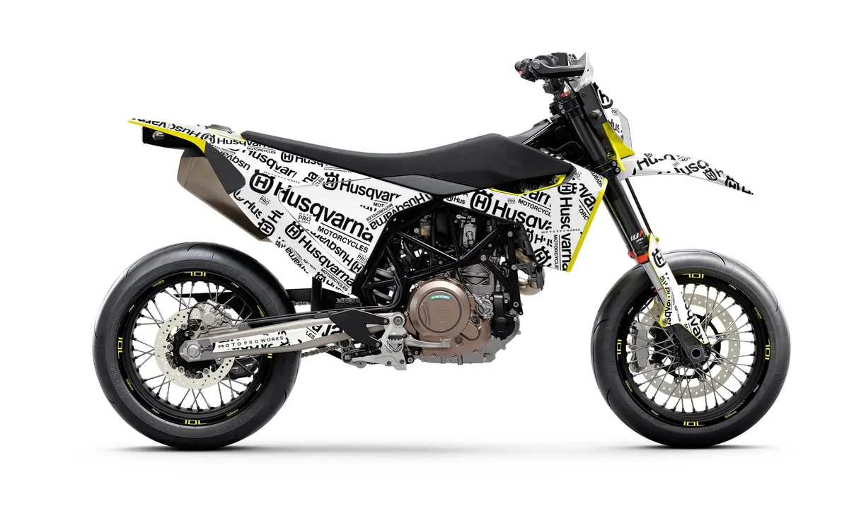 Husqvarna 701 Enduro Graphics - "Prototype" (White) 1
