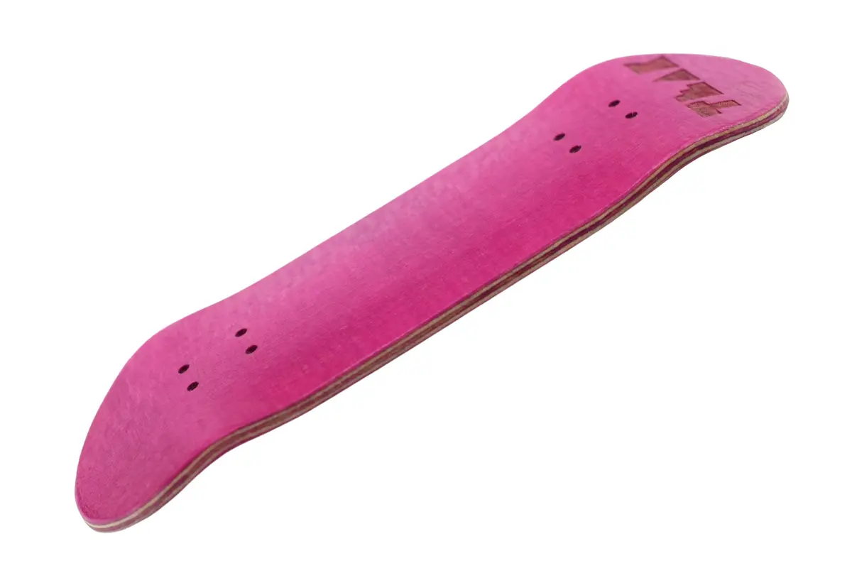 Prolific Wooden 5 Ply Fingerboard Deck 34X95mm - Pink Flamingo - With Color Matching Mid Ply 1