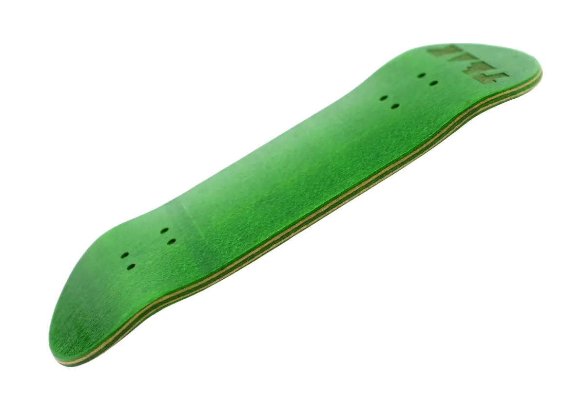 Prolific Wooden 5 Ply Fingerboard Deck 32X95mm - Ghillie Green - With Color Matching Mid Ply 1