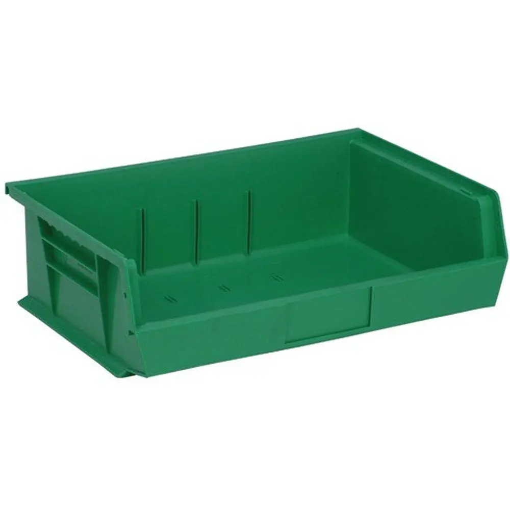 Ultra Stackable & Hangable Bins – 16.5"W × 10.875"L × 5"H – 6-Pack