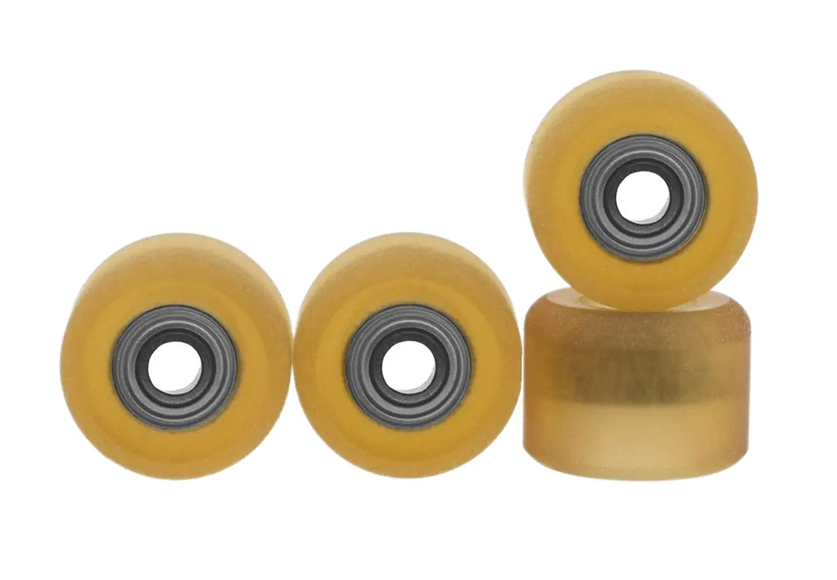 Apex Shorty Wheels - 61D Urethane - Abec-9 Bearings - "Honey" 1
