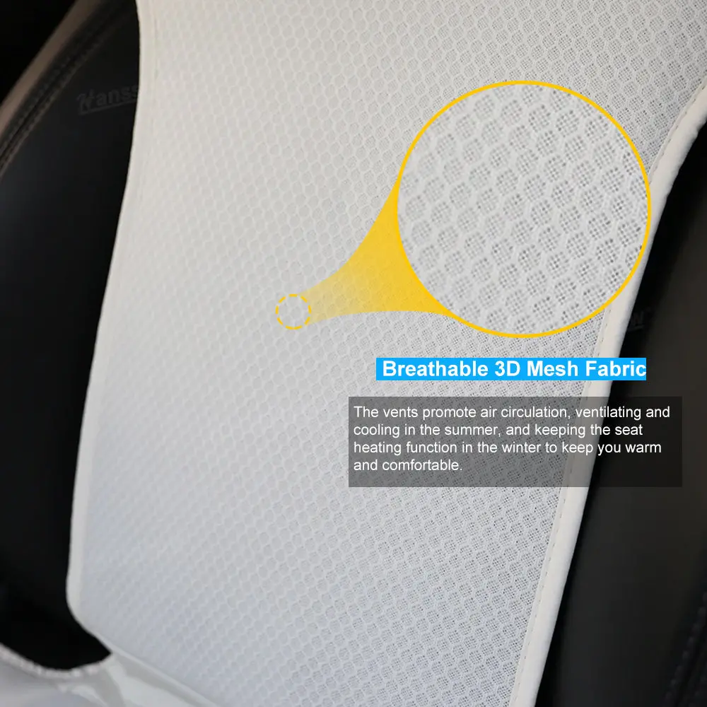 Model 3 & Y Cooling Seat Cover With Ventilated Breathable Seat Cushion 2