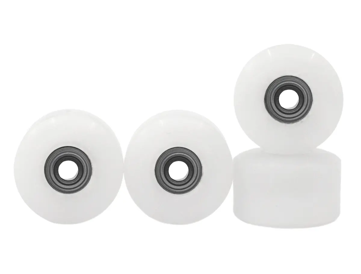 Apex New Street Wheels - 85D All Terrain Polymer - Abec-9 Bearings - "Ice" 1