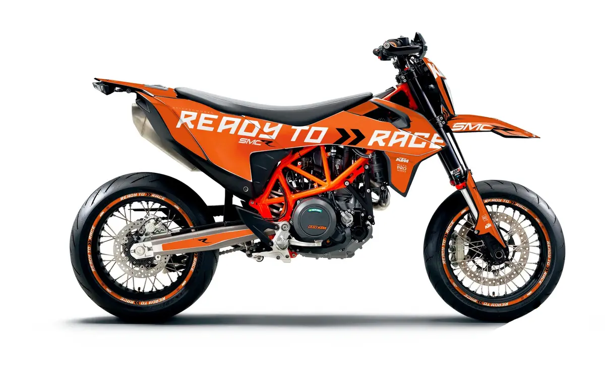 Ktm 690 Smc-R Graphics - "Ready2race" (Orange) 1