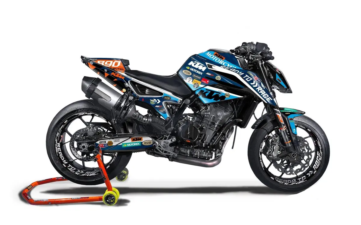 Ktm 790/890 Duke Graphics - "Regera" (Blue) 1