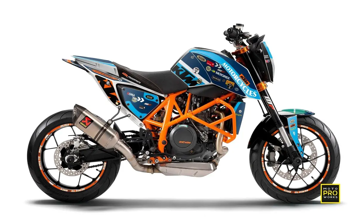 Ktm 690 Duke Graphics - "Regera" (Blue) 1