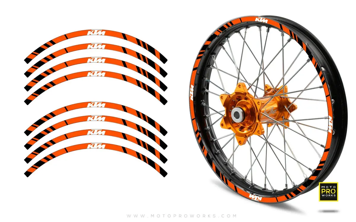 Rim Stripes - "Stripe" Ktm (Orange) 1