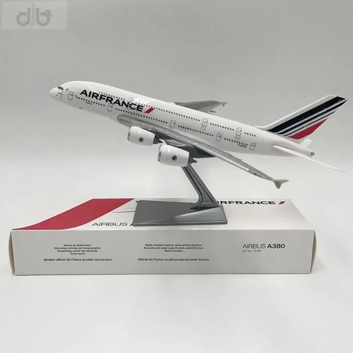 Avião Colecionável Air France A380 Escala 20 Cm 1