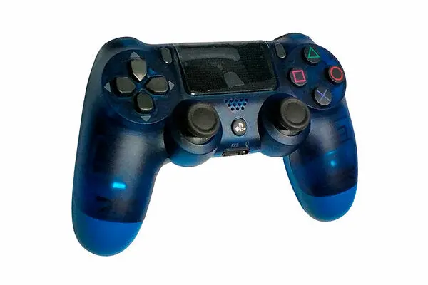 Comando Sony Dualshock Azul Transparente  Ps4 - Novo 1