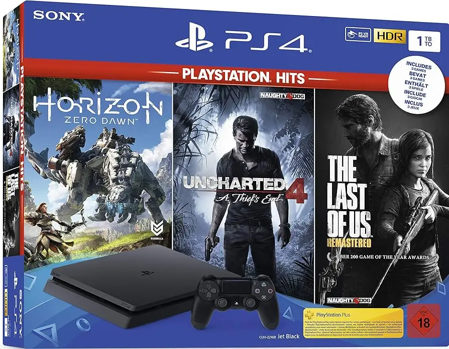 Consola Playstation 4 Slim Uncharted 1Tb Recondicionada (Na Caixa ) 1