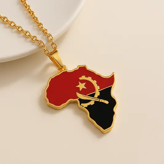 Fio Medalhão Angola - Novo 1
