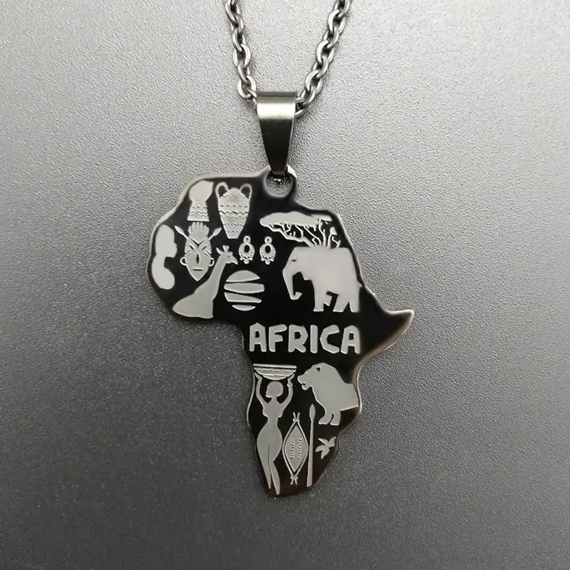 Fio Medalhão Africa - Novo 1