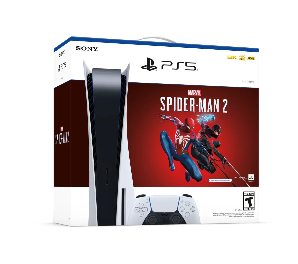 Consola Playstation 5 Marvel's Spider-Man 2 Standard + Jogo Digital - Novo 1